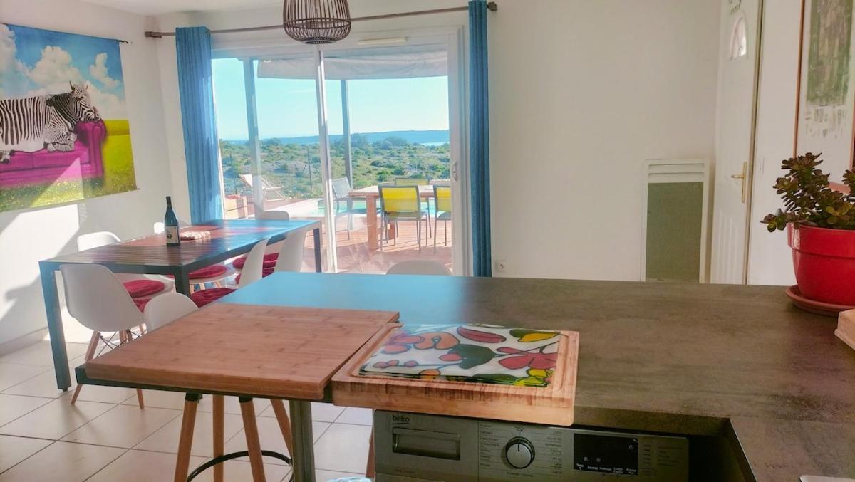 Maison Avec Vue Sur La Mer Et Avec Piscine A Fitou Luaran gambar