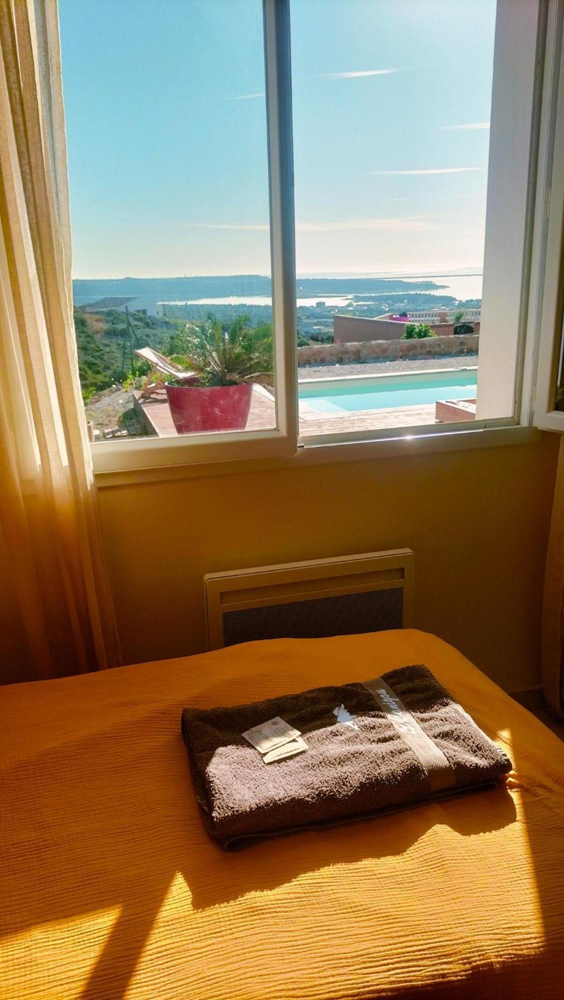 Maison Avec Vue Sur La Mer Et Avec Piscine A Fitou Luaran gambar