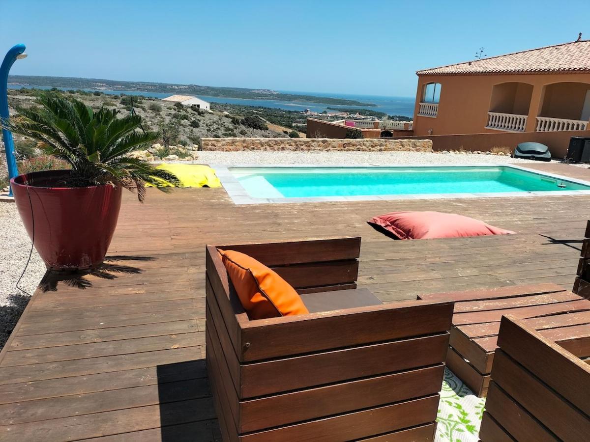 Maison Avec Vue Sur La Mer Et Avec Piscine A Fitou Luaran gambar
